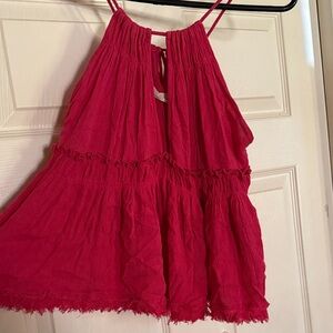 Pink Sleeveless halter Altar’d state  Top